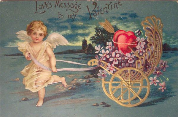 В 1848 году господин Овлан, американский продавец бумаги, привез из Англии в Америку небольшие симпатичные валентинки, которые сразу же привлекли внимание его супруги