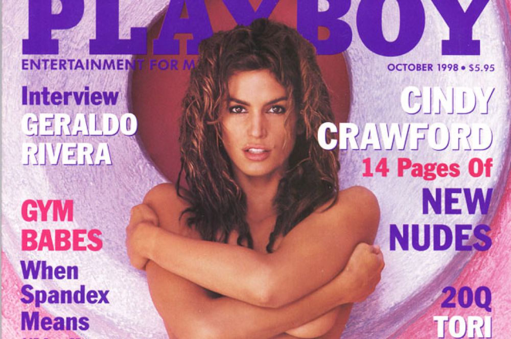 Кроуфорд стала первой супермоделью, позировавшей обнажённой для журнала Playboy, фотографии делал знаменитый Герб Ритц.