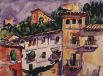 В живописи Кончаловский был сезаннистом и вообще испытывал сильное влечение к Европе, прекрасно говорил по-французски. «Гренада». 1910.