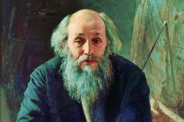 Портрет художника Николая Николаевича Ге. 1890