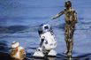 Несмотря на присутствие на церемонии BB-8, R2-D2 и C-3PO, «Звездные войны» не получили награды.