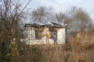 Дом после пожара