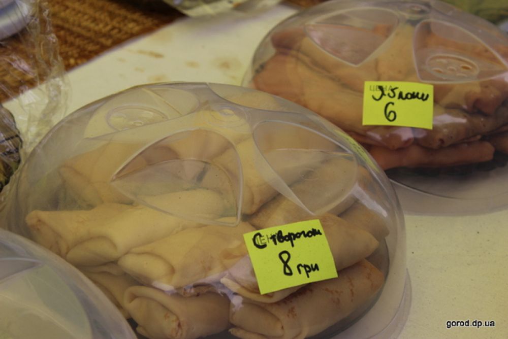 Попробовать блинчики в Днепропетровске можно было на любой вкус