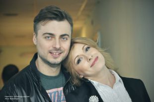 Елена Кравец c мужем