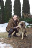 Владимир Гришко и овчарка Гранд, которую ему подарила певица Ирина Билык