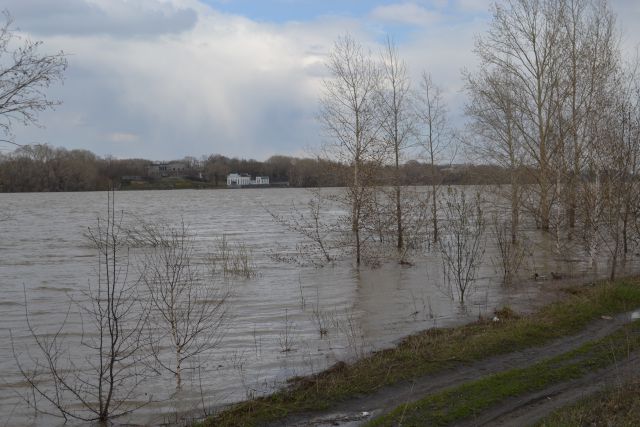 Некоторые районы в области оказались затопленными. 