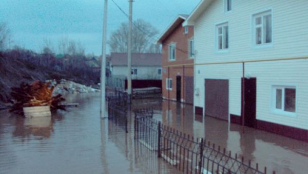 В зону подтопления попали 5 домов