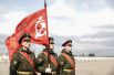 Участники знаменной группы Московского гарнизона Центрального военного округа.