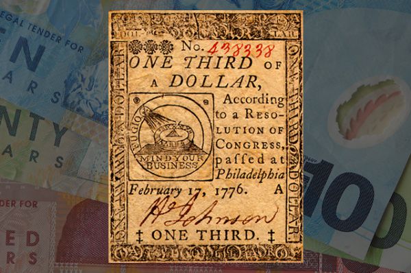 1/3 континентального доллара 1776 года, США