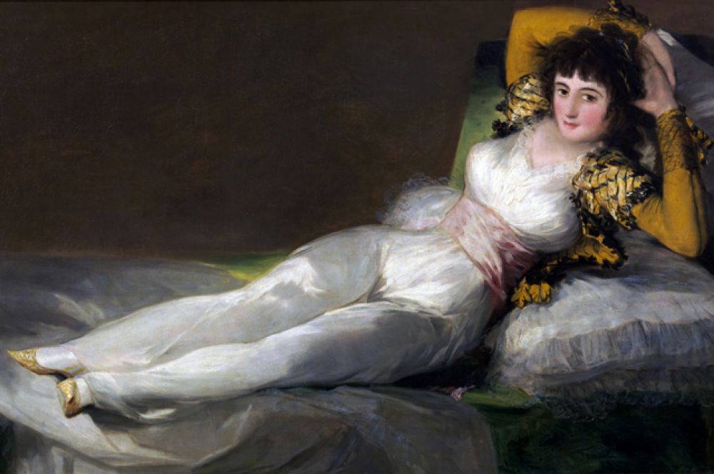 Которая составляет пару с его же картиной «Маха одетая» (около 1800 – 1805).