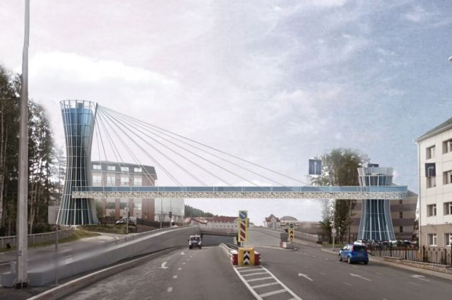 Один из проектов будущего моста.
