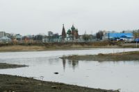Панорама с правого берега Которосли, от устья Титовского ручья.