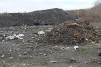На улице Радонежской экологи обнаружили свалку грязного снега и мусора.