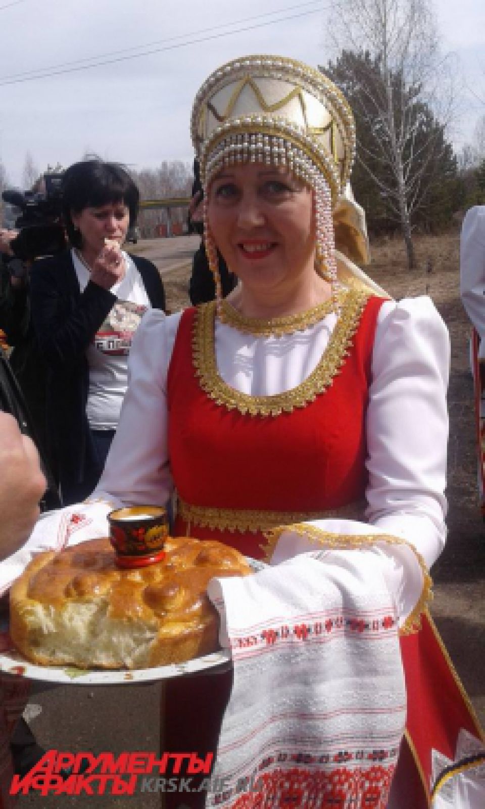 Иланск встречает участников автопробега!