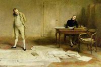 Наполеон диктует мемуары Лас Казу. Орчардсон (XIX век)