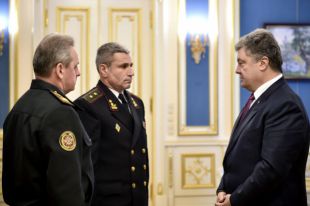 Виктор Муженко, Игорь Воронченко и Петр Порошенко