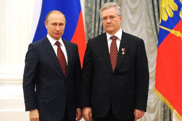 Владимир Путин и Владимир Богданов.