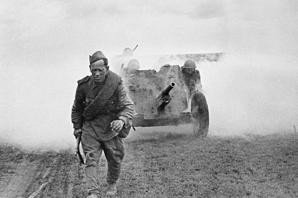 «Солдатский труд». Рядовой 928-го артиллерийского полка Федор Речкин. Наступательная операция войск Карельского фронта. 1944 год