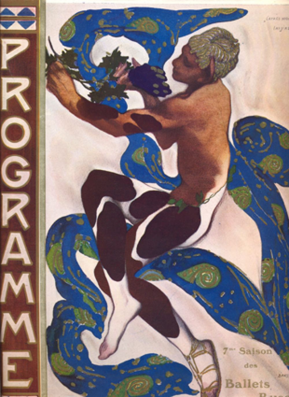 Эскиз костюма к балету «Послеполуденный отдых фавна», 1912 год.