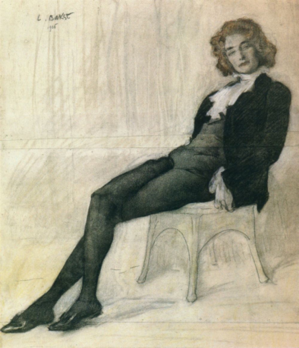 Портрет Зинаиды Гиппиус, 1906 год.