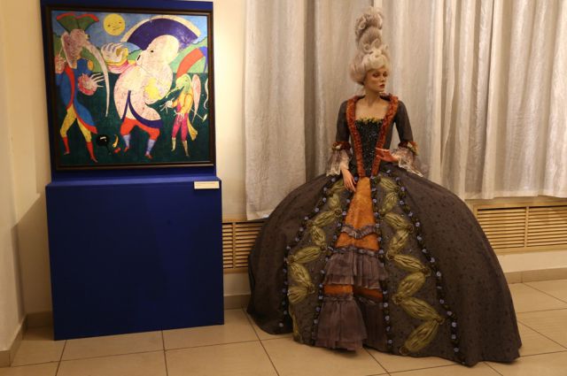Работы Михаила Шемякина, представленные на выставке.