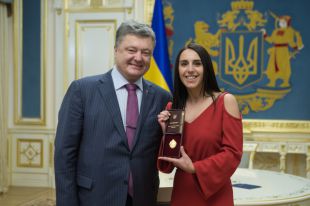 Петр Порошенко и Джамала