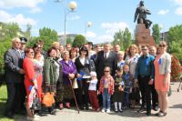 На праздник приехали почти 40 человек родственников А. П. Маресьева.