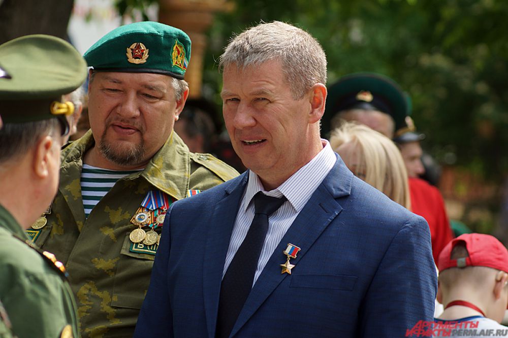 На празднике присутствовал и герой России Сергей Яшкин.