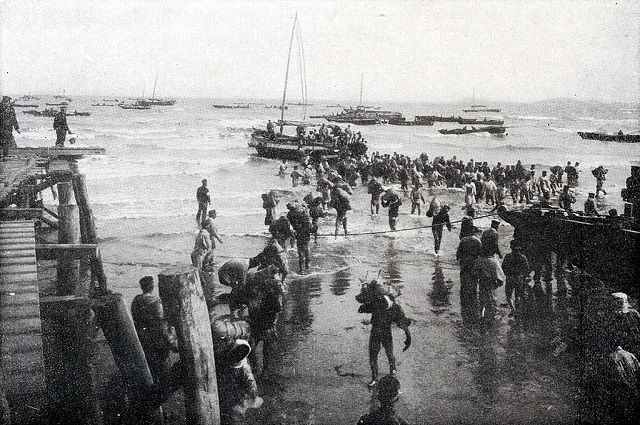 Высадка 2-й японской армии на Ляодунском полуострове.