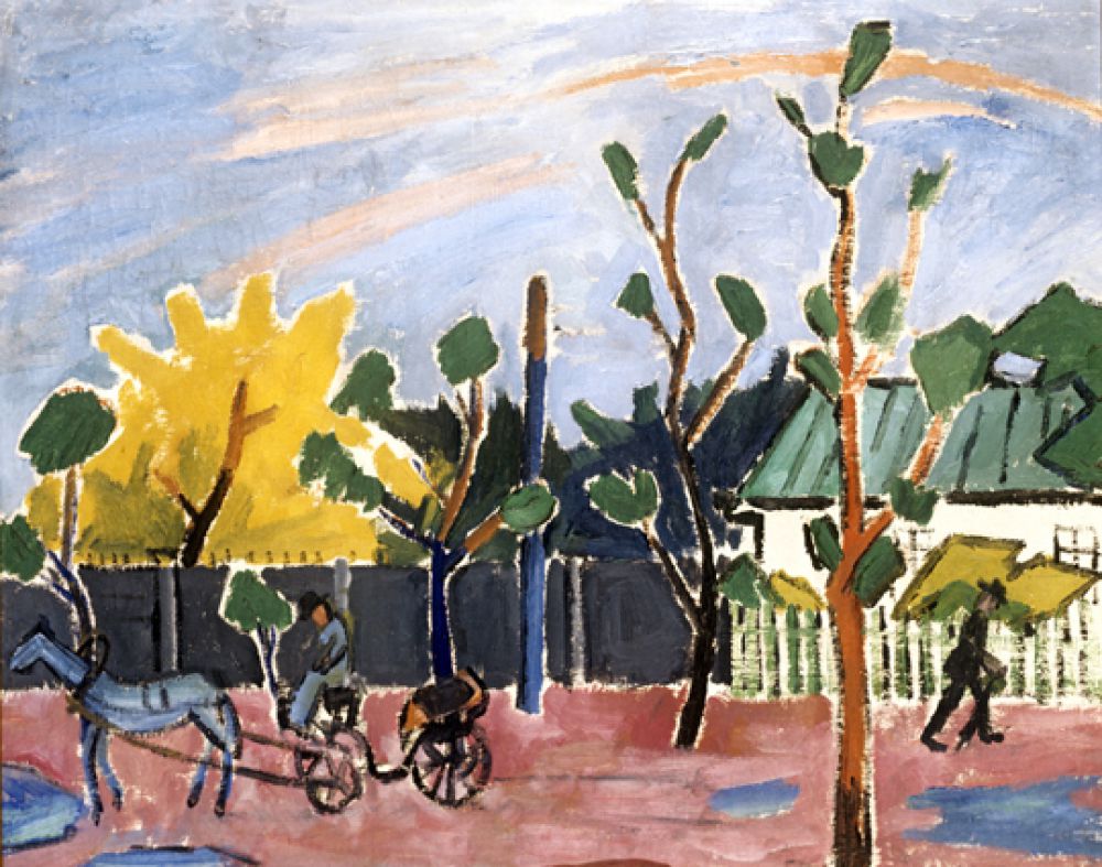 «Закат после дождя», 1908 год.