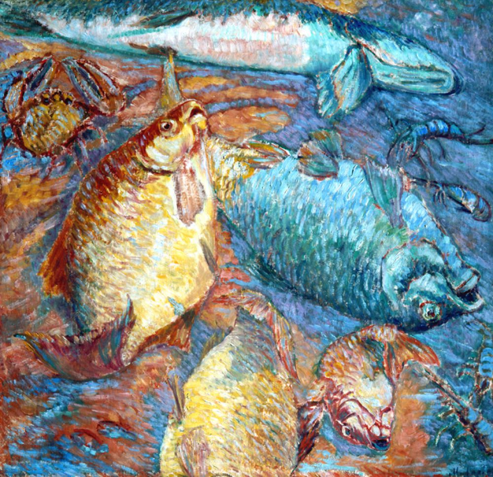 «Рыбы на закате», 1904 год.