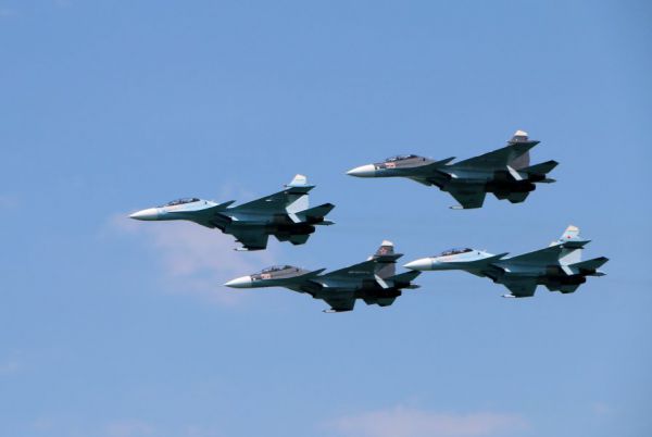 Пилотажная группа «Соколы России» была создана на базе Липецкого авиацентра совсем недавно – в 2006 году.