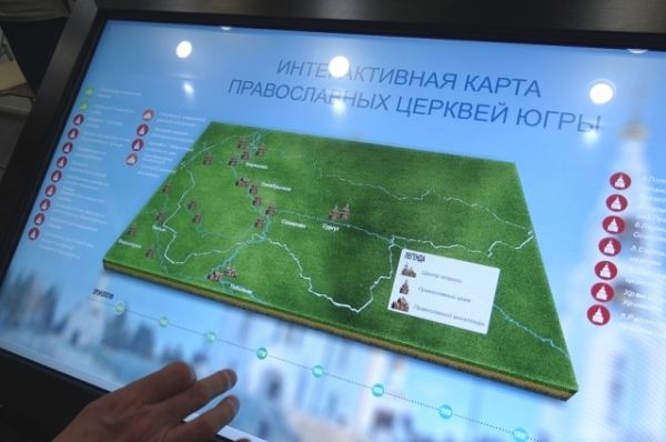 Интерактивная карта православных храмов округа.