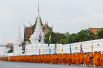 Главные торжества проходят на территории Большого королевского дворца в Бангкоке.