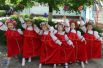 И даже воспитанники детского сада № 316 приняли участие в празднике, посвященном Дню России.