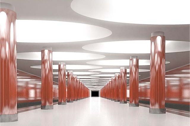 Предполагается, что так будет выглядеть одна из станций метро в донской столице.