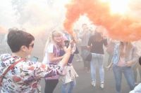 Фестиваль цветного дыма прошел в Новосибирске