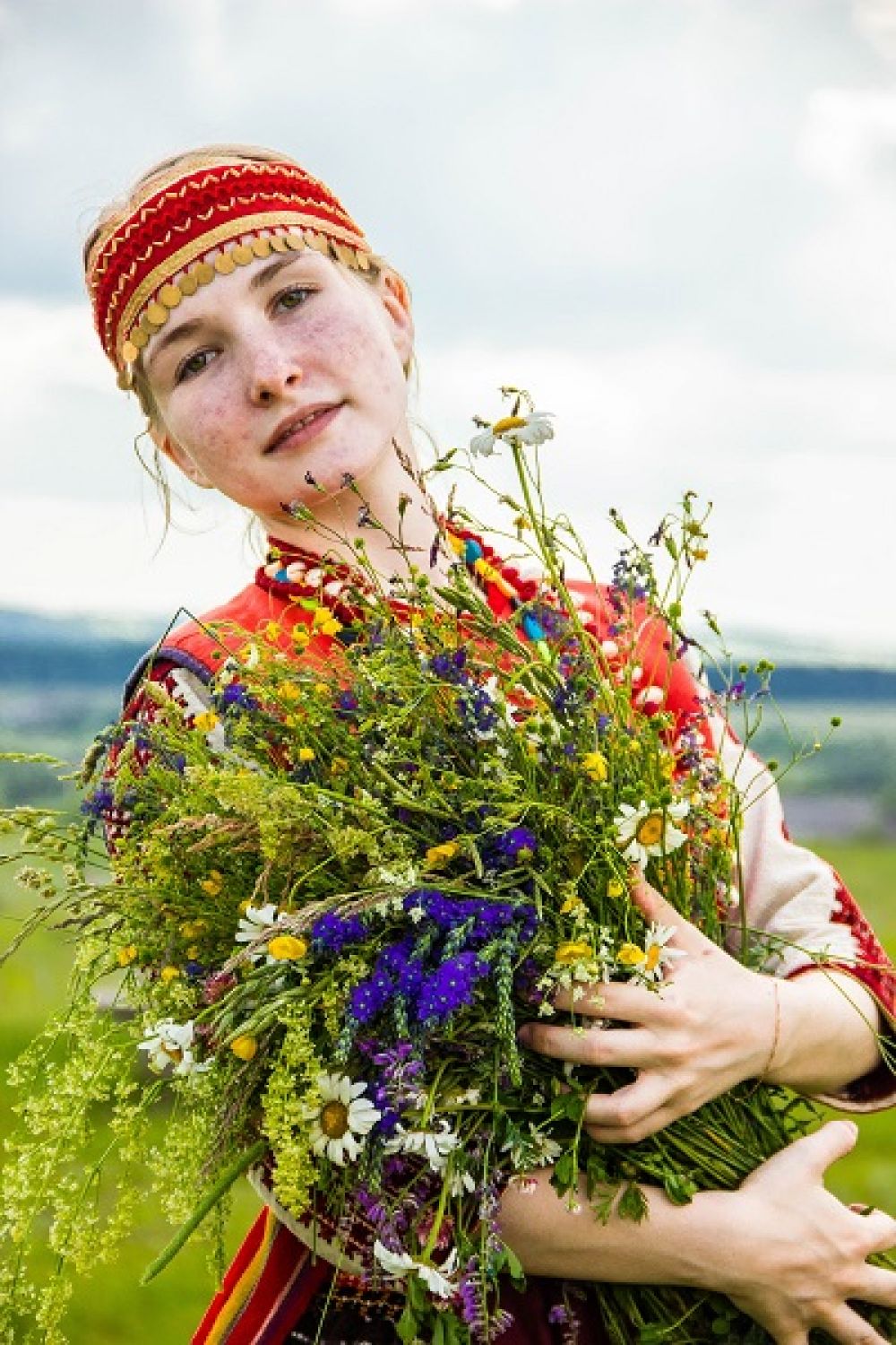Местная красавица.