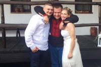 Борис Филатов с молодоженами
