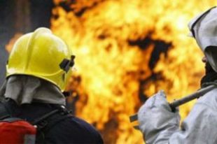 Пожар на складе в Днепропетровске