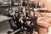 Группа женщин-инспекторов дорожно-патрульной службы ГАИ 1970-е годы. Тогда было много дам с жезлами на дороге. Сейчас, говорят профессионалы, девушки опять возвращаются в профессию.