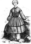 Первые костюмы, специально предназначенные для купания, стали появляться в конце XVIII века. Это были платья, под которые надевались чулки и матерчатые туфли. На голове обязательно присутствовала шляпка. 