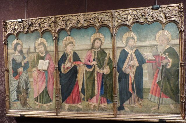 «Испанский алтарь» - триптих XV века, входивший в состав католического алтаря.