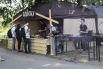 Почти возле каждой сцены были оборудованы фуд-зоны, где каждый мог подкрепиться