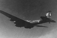 Советский бомбардировщик, принимавший участие в налётах на Берлин в начале войны.