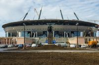 Строительство стадиона «Зенит-Арена» в Санкт-Петербурге.