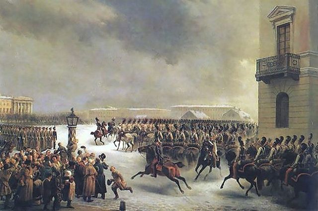 О восстании до сих пор существует масса легенд. Василий Тимм. Восстание декабристов 14 декабря 1825 года. 1853.