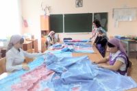 Постельное бельё, сшитое школьницами, реализуют в Волгограде.