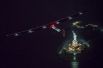 Solar Impulse 2 над Статуей Свободы, Нью-Йорк.