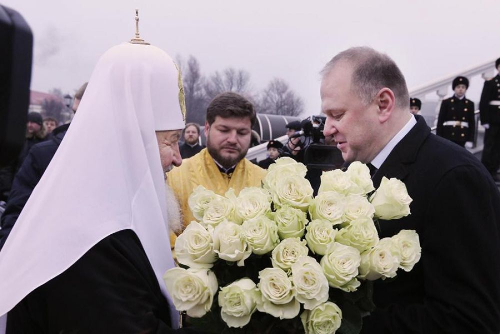Николай Цуканов и Патриарх Кирилл.